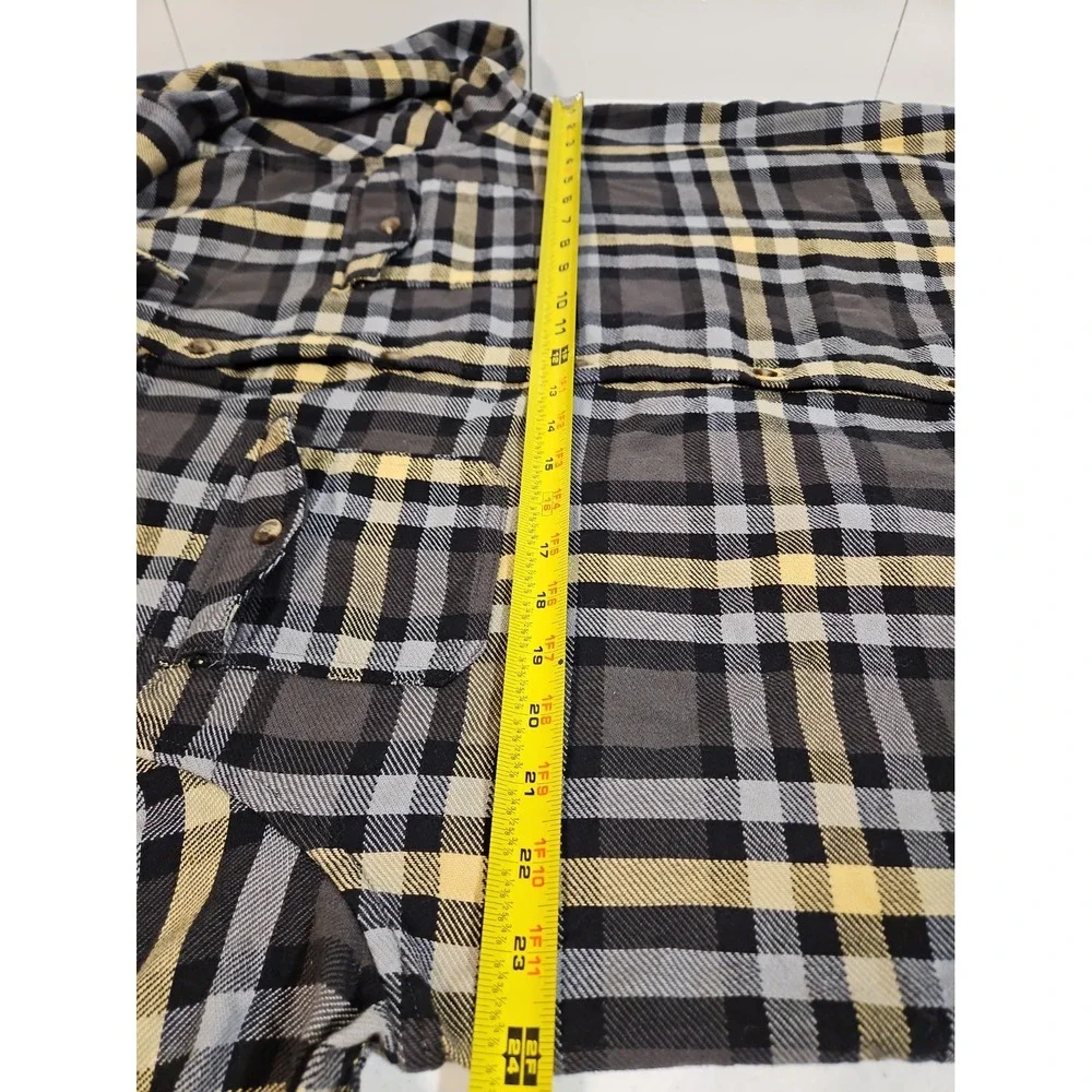The North Face Plaid Flannel Shirt Mens XL Multicolor Button Up Long Sleeve(1904